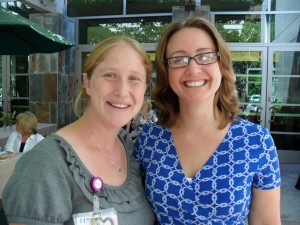 Linda Guthrie and Vanessa Shaffer, grief group leaders, at Hospice Care of the West.