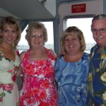 Debbie Robson, Executive Director of Hospice Care of the West (Left) with her mother, Nora, sister, Sheri and father, Chuck.